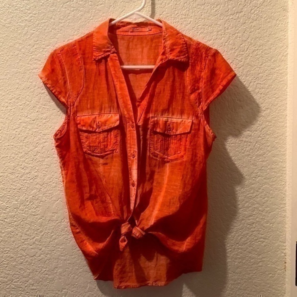 Silver Jeans Co. medium blouse silk & cotton